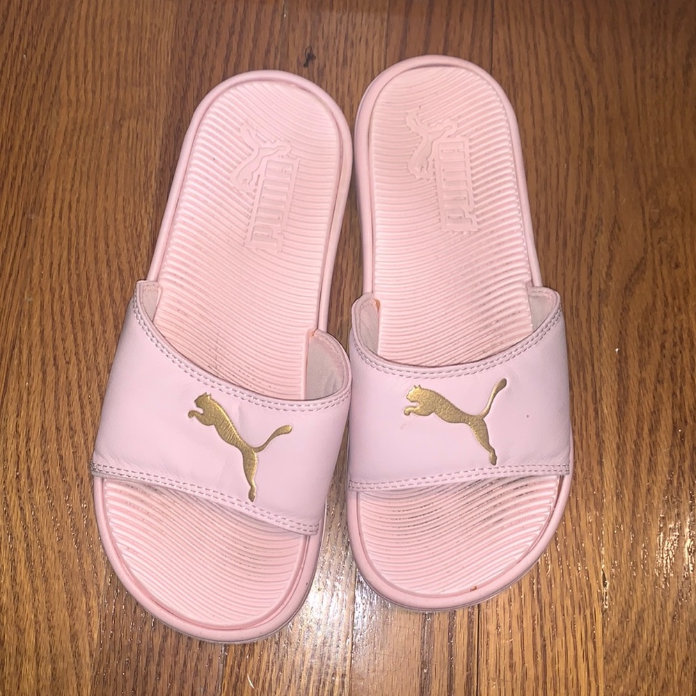 Pink Puma slides